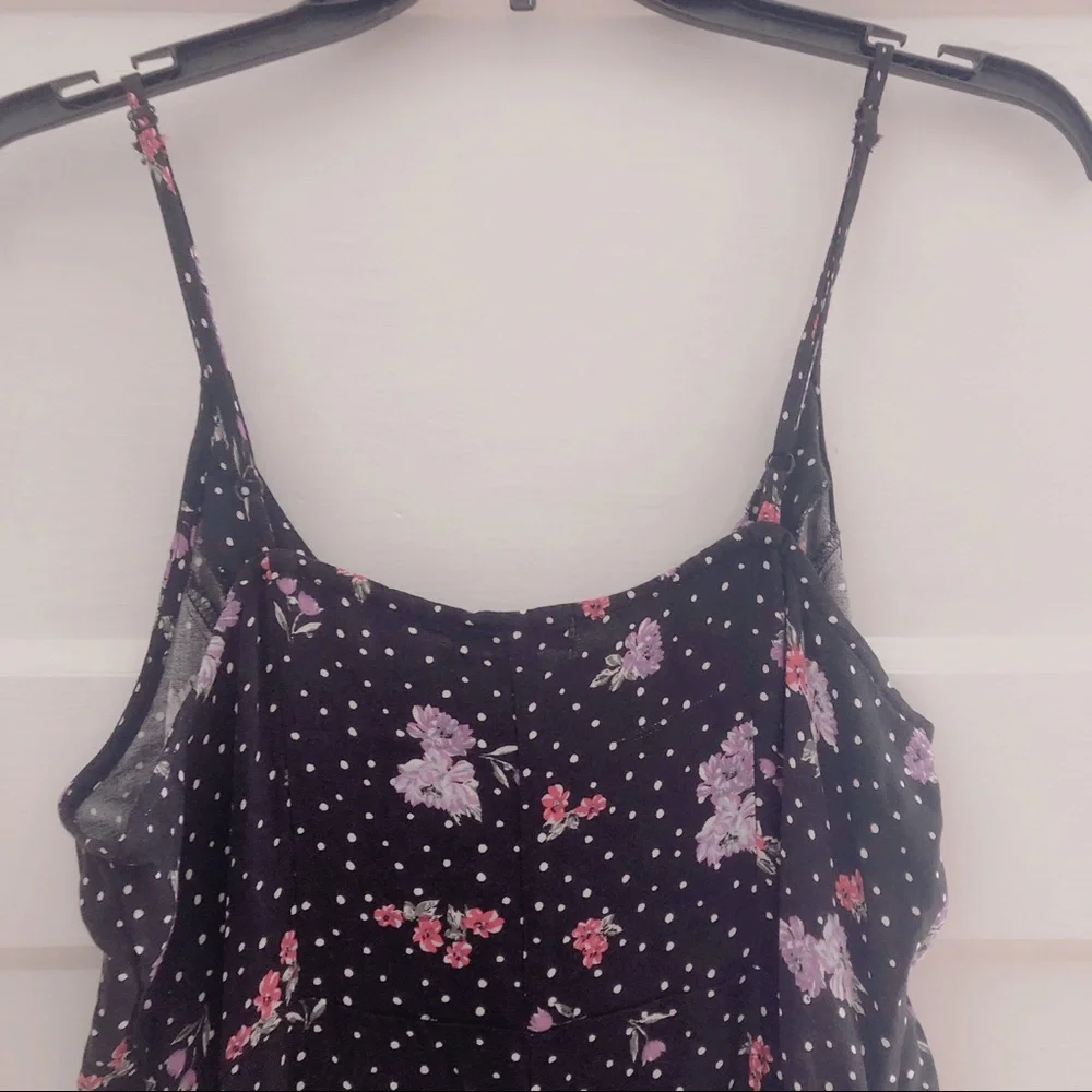Wild Fable High-Low Button Down Thin Strap Floral Dress (M) - Picture 3 of 3